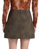 Aknvas Women's Lis Faux Fur Lynx Miniskirt - 5