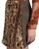 Aknvas Women's Lis Faux Fur Lynx Miniskirt - 6