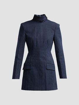 AKNVAS Women's Toni Pinstripe Mini Dress