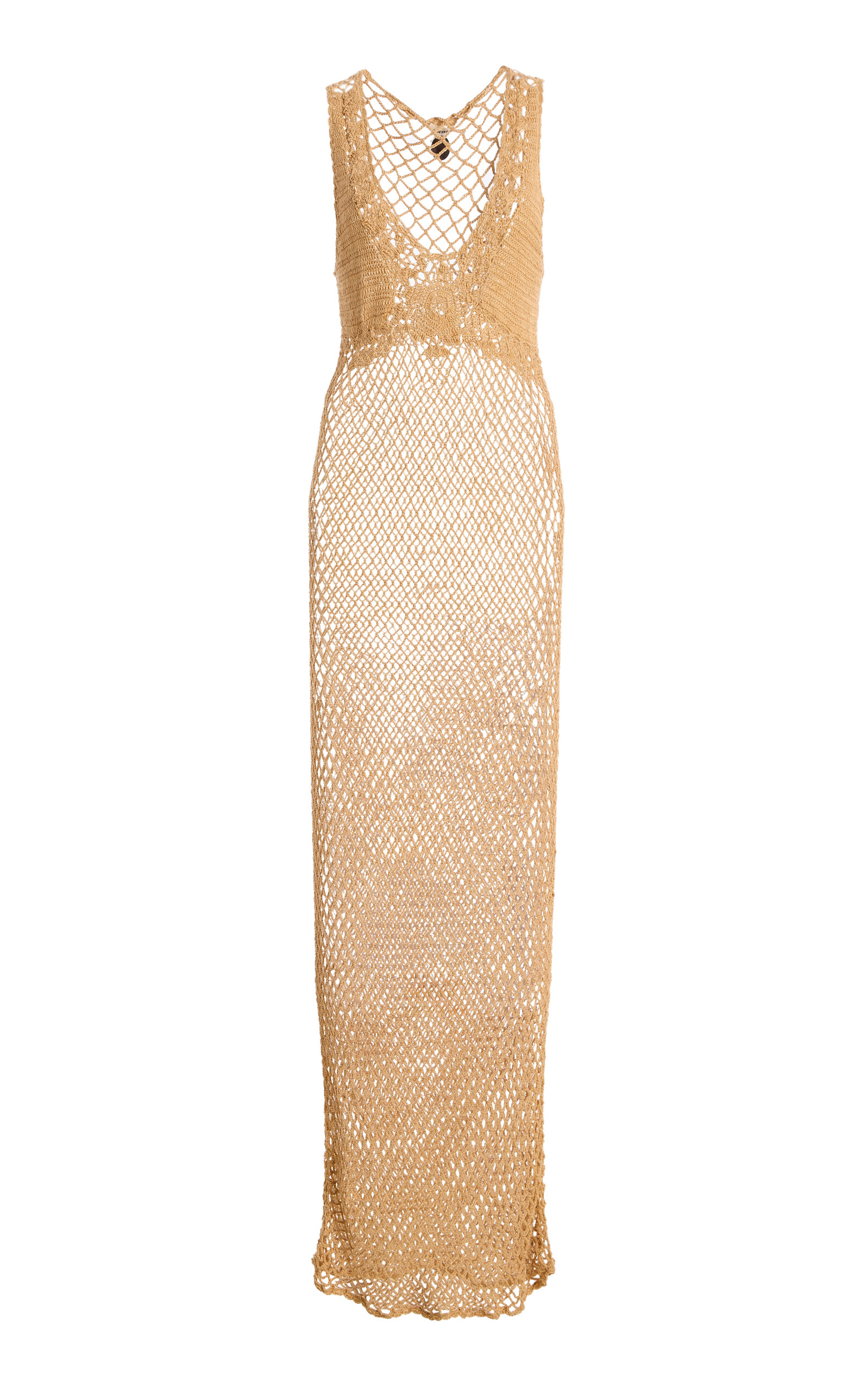 akoia swim crochet dress Akoia Swim Buana Long Dress In White - 15% Off