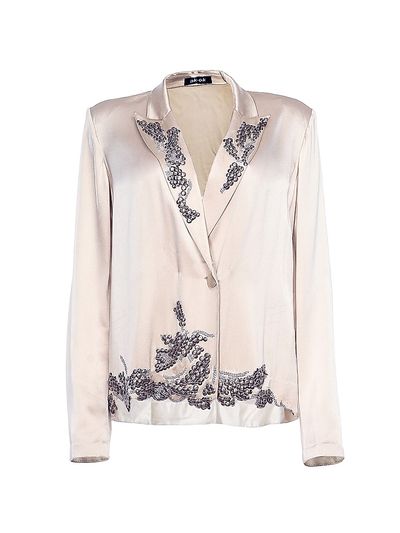 AKOK Anamika Khanna Women's Embroidered Silk Blazer