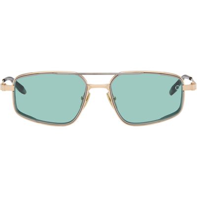 Akoni Akoni Gold & Gunmetal Atlantis Sunglasses