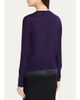 Akris 3D Woven Appliqué Cashmere-Silk Dolman-Sleeve Sweater - 3