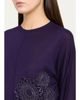 Akris 3D Woven Appliqué Cashmere-Silk Dolman-Sleeve Sweater - 5