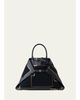Akris Ai Medium Metallic Patchwork Top-Handle Bag - 1