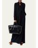 Akris Ai Medium Metallic Patchwork Top-Handle Bag - 3