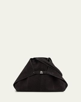 Akris Ai Medium Python Convertible Shoulder Bag