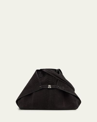 Akris Ai Medium Python Convertible Shoulder Bag