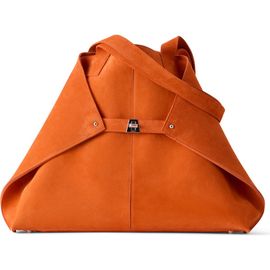 Akris Akris AI Suede Convertible Shoulder Tot