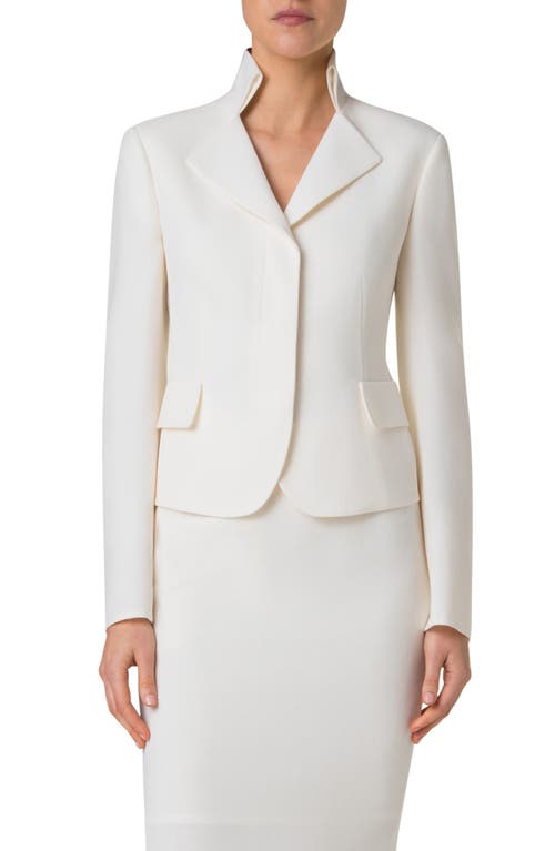 Akris Akris Amber Virgin Wool Crop Jacket