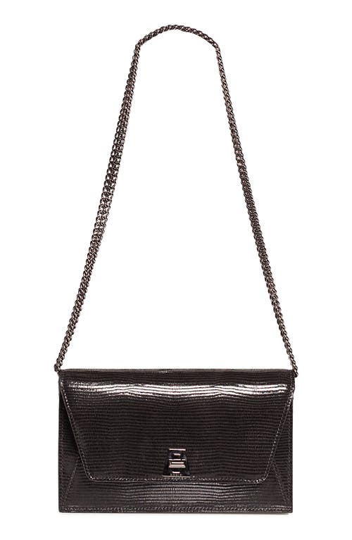 Akris Akris Anouk Lizard Embossed Wallet on a Chain