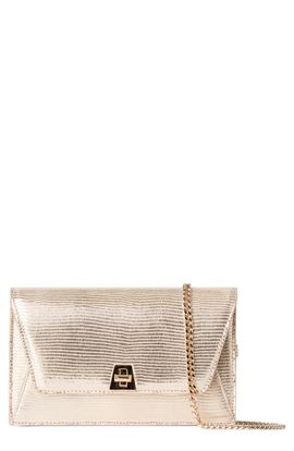 Akris Akris Anouk Metallic Lizard Embossed Leather Crossbody Bag