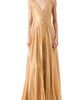 Akris Akris Asymmetric Silk Georgette Lamé Gown - 1