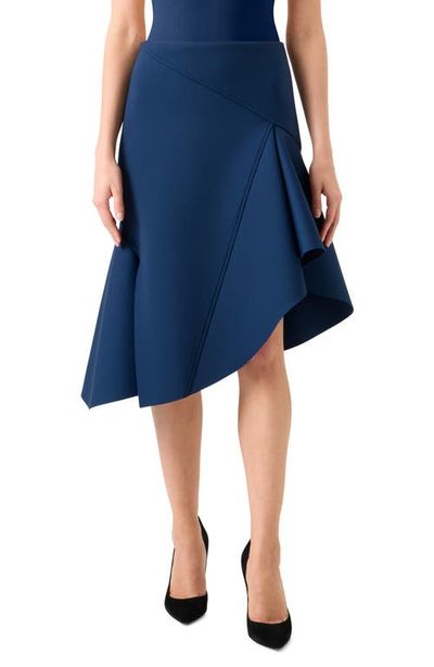 Akris Akris Asymmetric Techno Neoprene Skirt