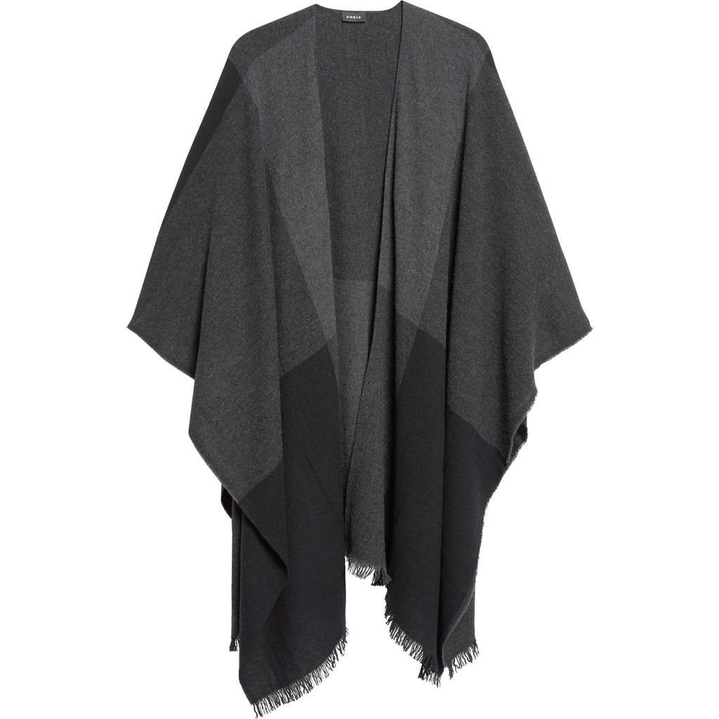 Akris Akris Check Wool & Cashmere Cape