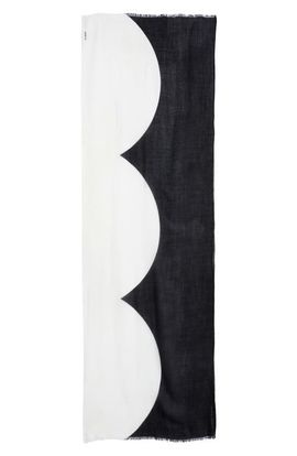 Akris Akris Cloud Cashmere Fringe Scarf