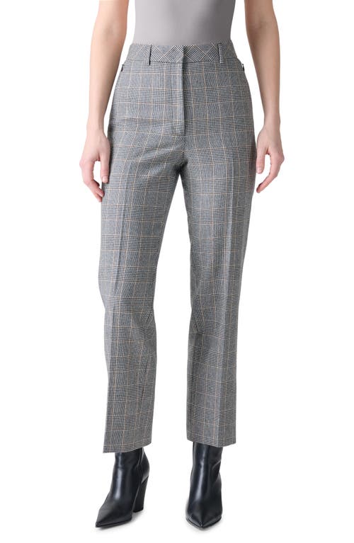 Akris Akris Faria Check Cashmere Ankle Pants