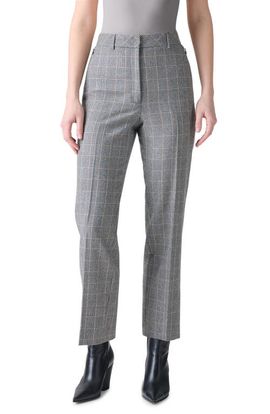 Akris Akris Faria Check Cashmere Ankle Pants