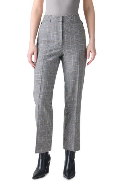 Akris Akris Faria Check Cashmere Ankle Pants