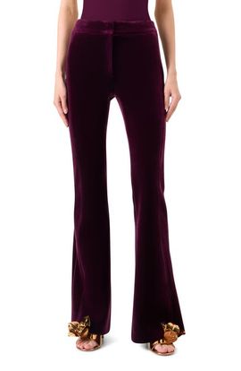 Akris Akris Faris Velvet Scuba Knit Bootcut Pants