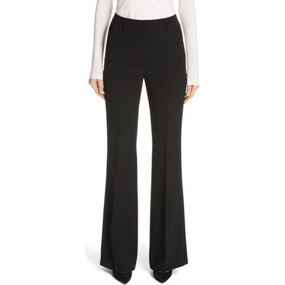 Akris Akris Farrah Stretch Wool Flare Pants