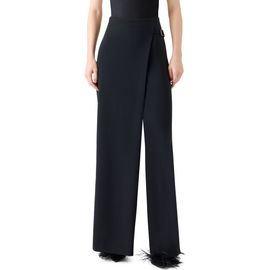Akris Akris Foss Apron Front Wool Blend Pants