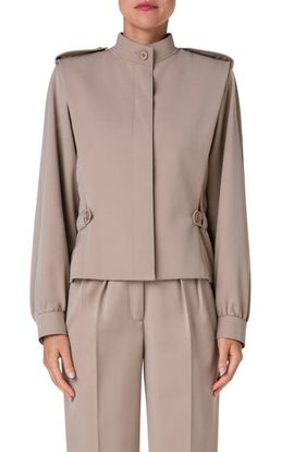 Akris Akris Gregory Virgin Wool Gabardine Jacket