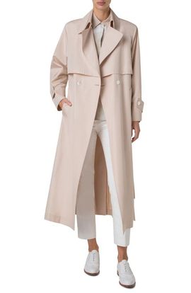 Akris Akris Haider Silk Taffeta Trench Coat