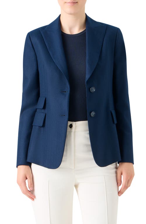 Akris Akris Hans Herringbone Cashmere Blazer