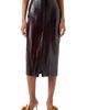 Akris Akris Lacquered Eel Leather Pencil Skirt - 1