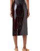 Akris Akris Lacquered Eel Leather Pencil Skirt - 2