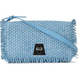 Akris Akris Little Anouk Braided Denim Shoulder Bag