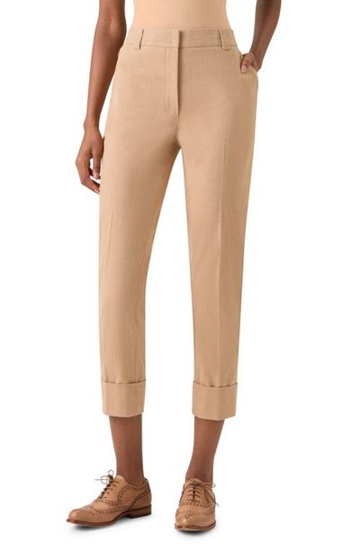 Akris Akris Maxima Cotton Stretch Denim Crop Pants