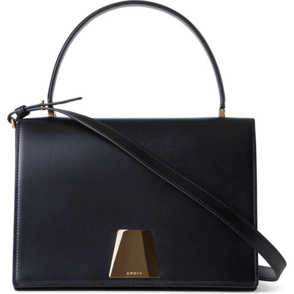 Akris Akris Medium Alice Leather Top Handle Bag