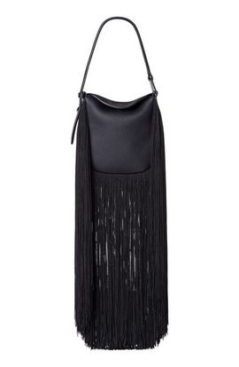 Akris Akris Mini Anna Fringe Leather Hobo Bag