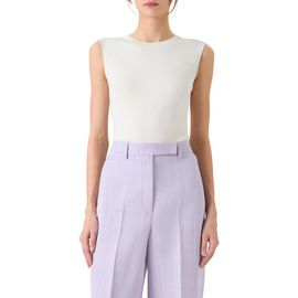 Akris Akris Sleeveless Silk Sweater