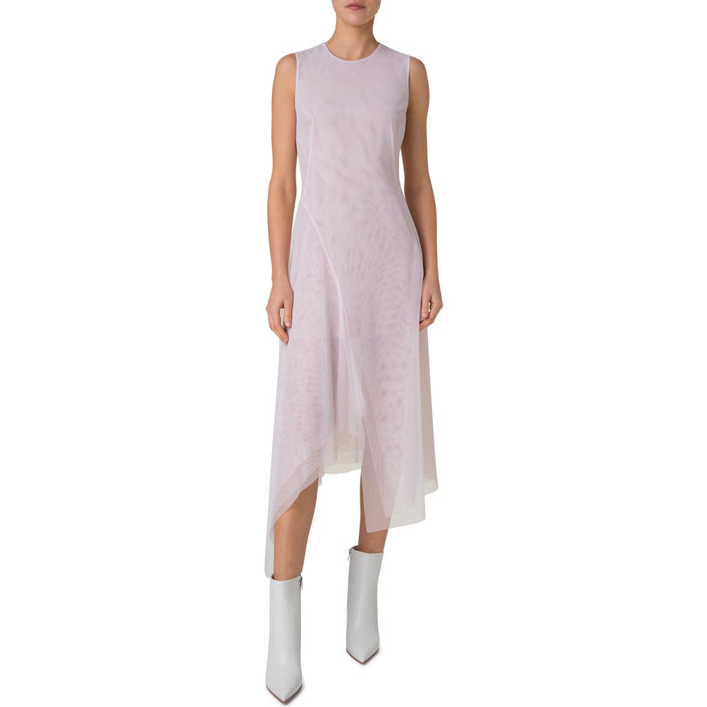 Akris Akris Sleeveless Technical Tulle Dress