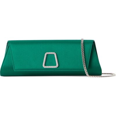 Akris Akris Small Anouk East/West Silk Satin Clutch