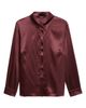 Akris Akris Stretch Silk Satin Button-Up Top - 5