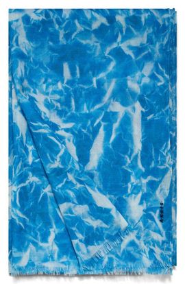 Akris Akris Whitecaps Cashmere Fringe Scarf