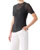 Akris Akris Women's Silk Grid Short-Sleeve​Top - 4