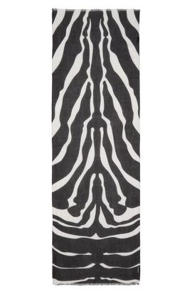 Akris Akris Zepra Stripe Cashmere Scarf