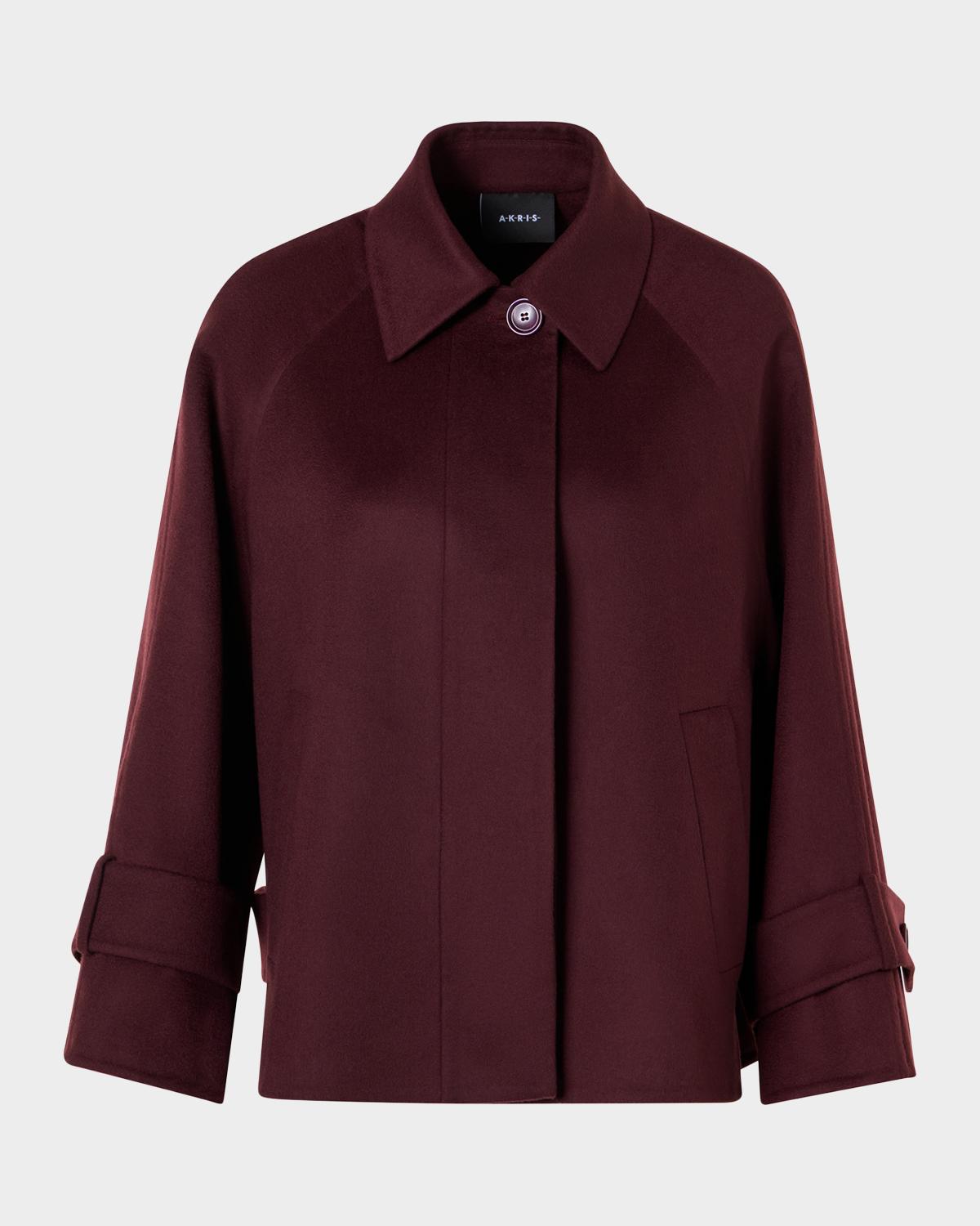 Akris Alisa Cashmere Buttoned Jacket
