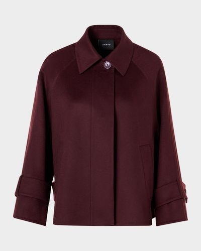 Akris Alisa Cashmere Buttoned Jacket