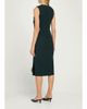 Akris Anemone Embroidered Silk Crêpe Midi Sheath Dress - 3