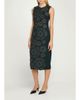 Akris Anemone Embroidered Silk Crêpe Midi Sheath Dress - 4