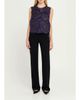 Akris Anemone Embroidered Silk Organza Sleeveless Blouse - 2