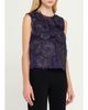 Akris Anemone Embroidered Silk Organza Sleeveless Blouse - 4