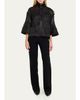 Akris Anemone Embroidered Silk Organza Zip Jacket - 2