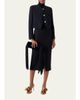 Akris Anouk Fringed Velvet Trapezoid Clutch Bag - 2